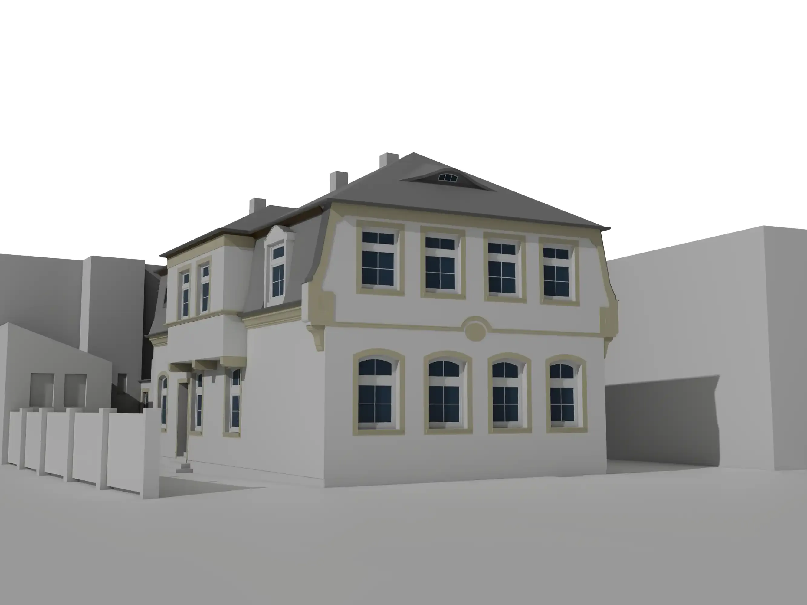 Vermessung eines historischen Gebäudes in Bayreuth - Digitale Bestandsaufnahme und BIM-Planung